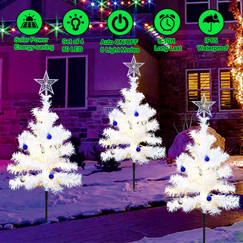 White solar fairy lights outdoor on sale